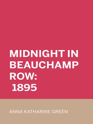 cover image of Midnight In Beauchamp Row